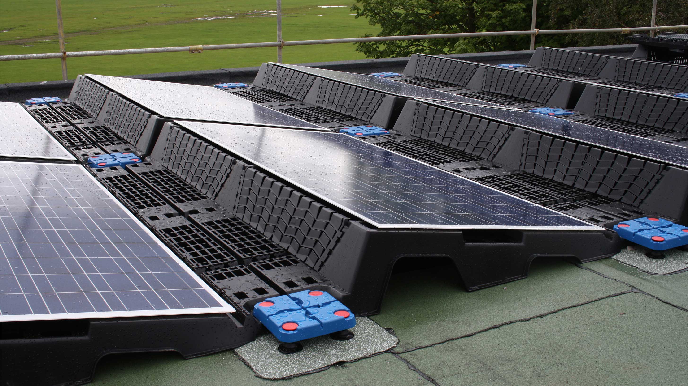 Key Theatre with Bauder Total Green Roof System with BauderSOLAR