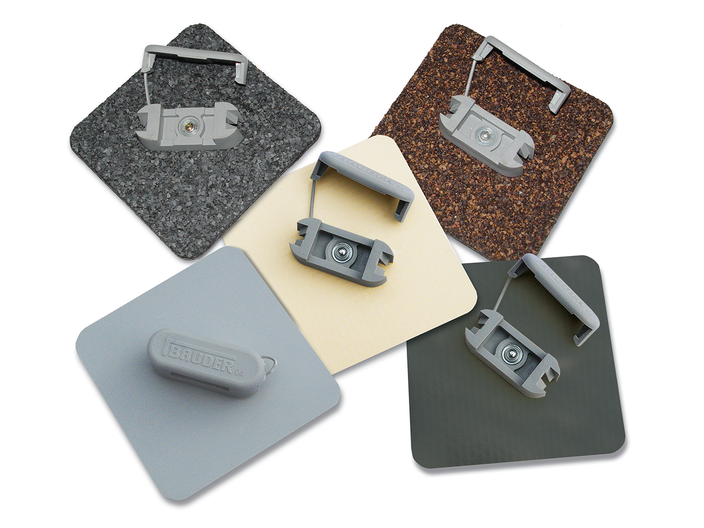 Lighting conductor clips for bitumen single ply roof systems