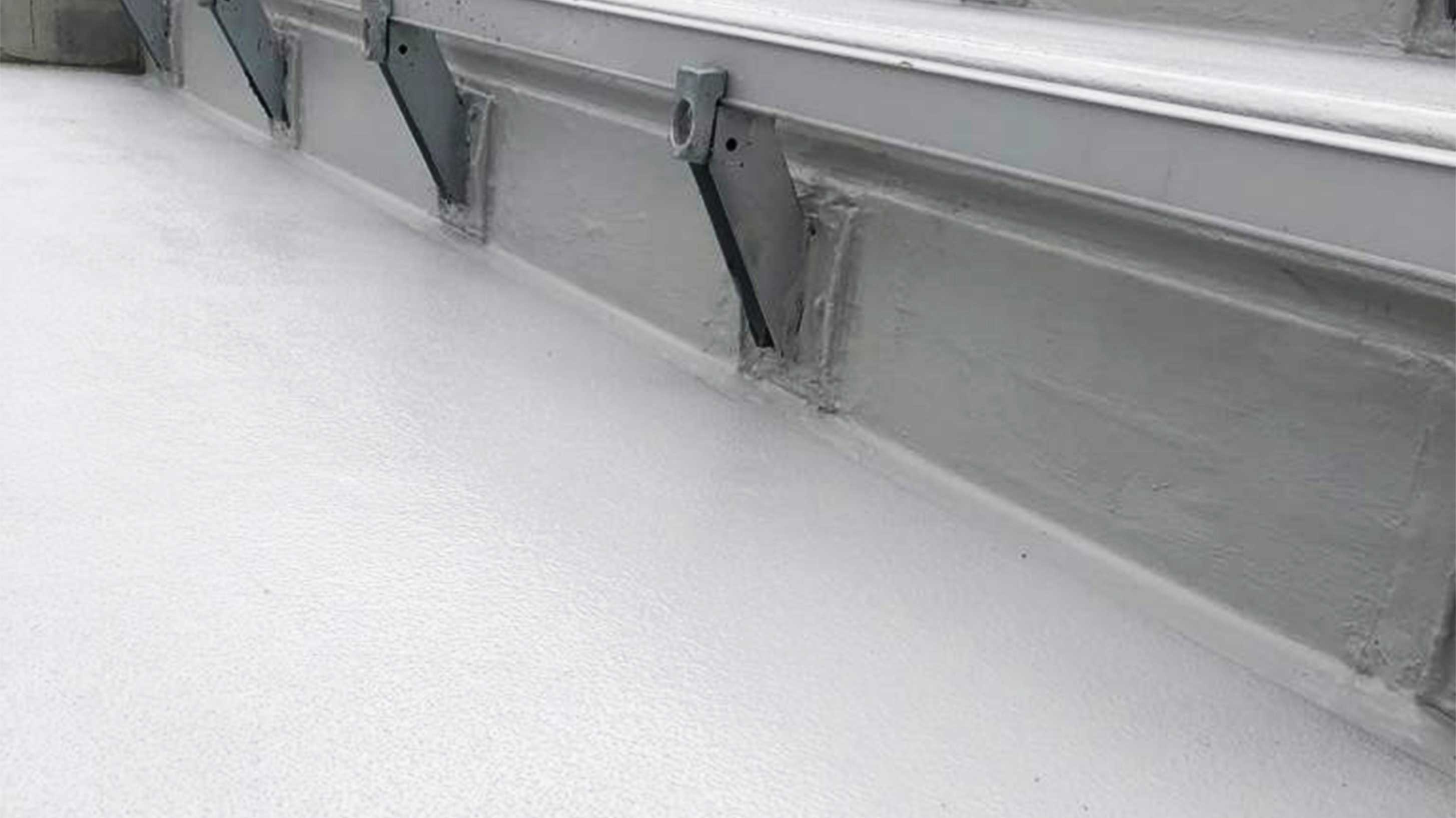Staircase at Lord's Cricket Ground installed with Bauder LiquiTEC Balcony and Walkway, LiquiBALKON System