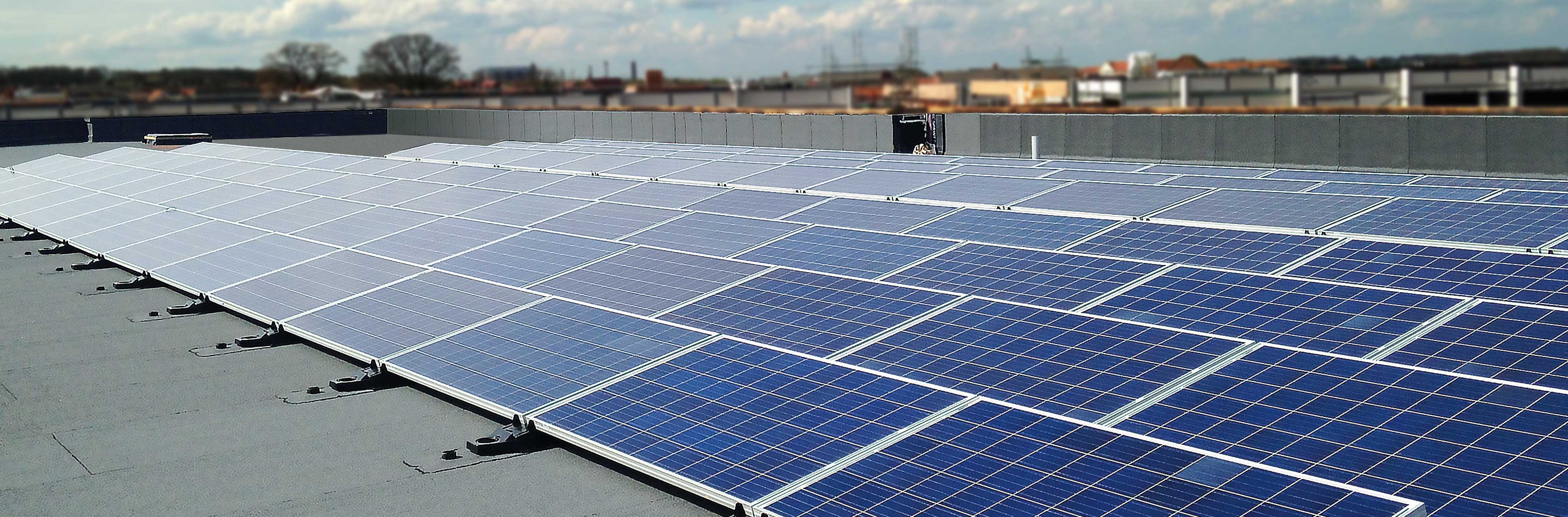 Sybil Andrews solar PV array