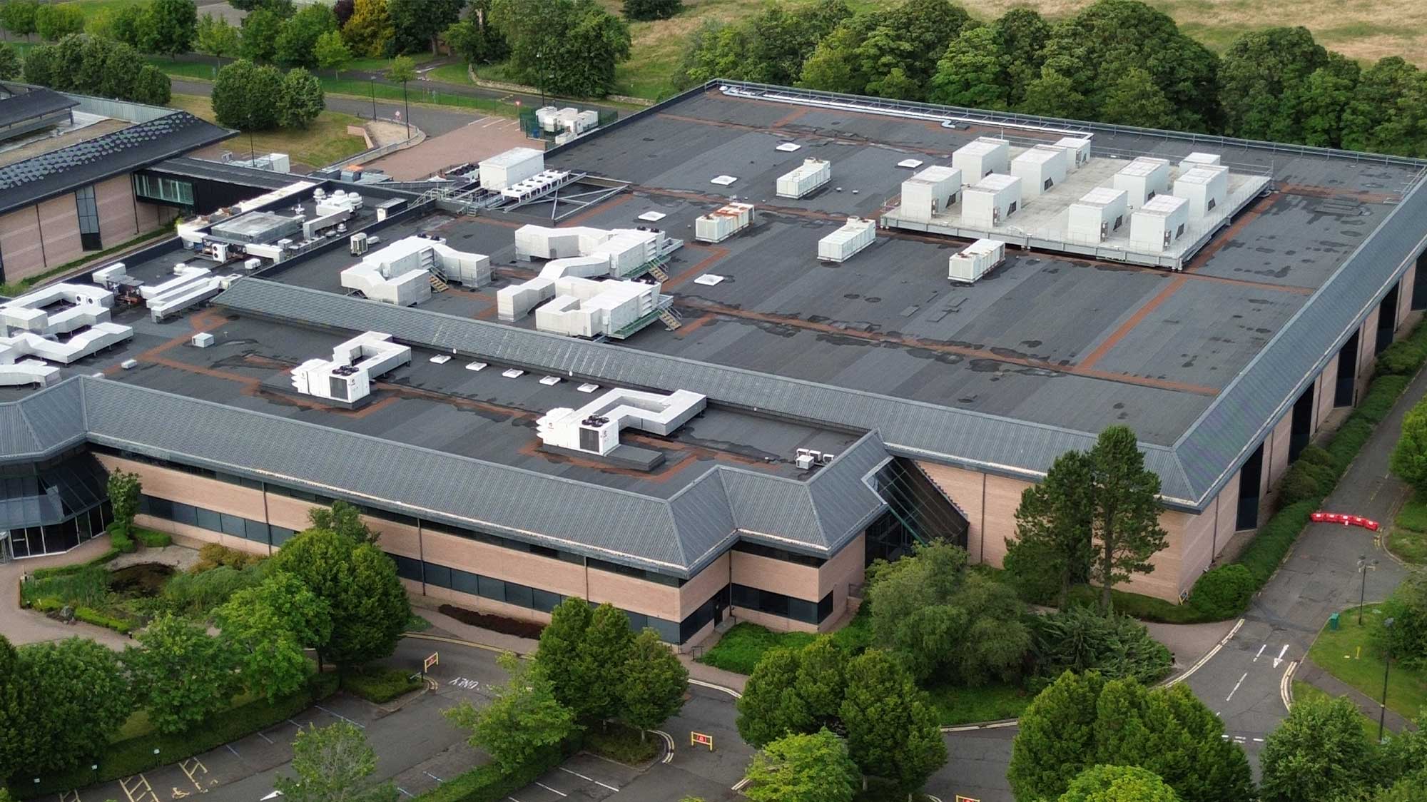 Aerial view of Oracle Real Estate and Facilities