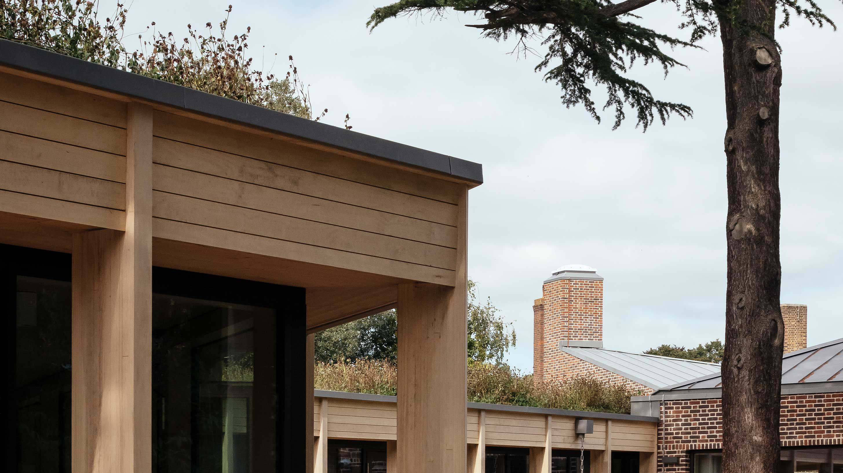 John Morden Centre with Bauder Total Roof System and Bauder Total Green Roof System
