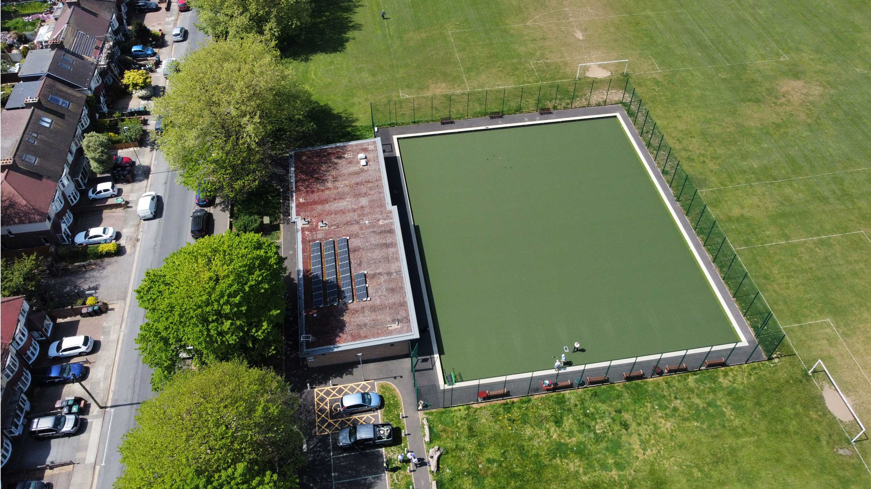 Bowling green at Victoria Road Sports Pavilion