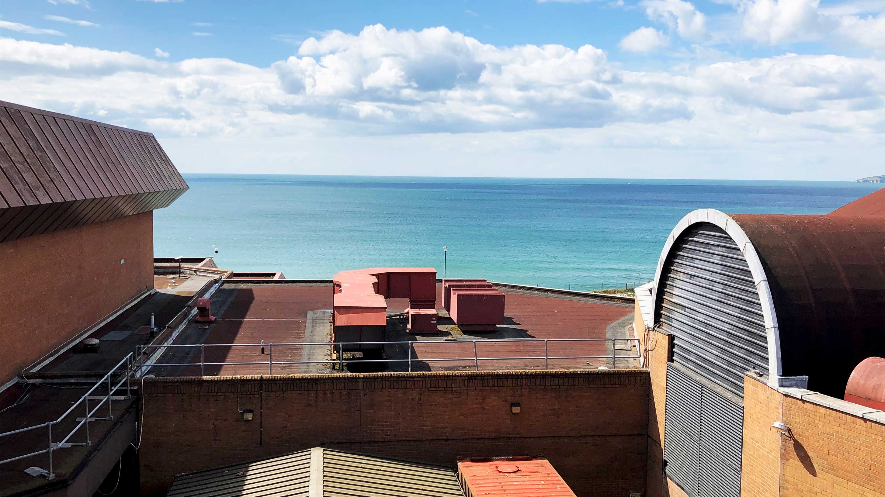 Bournemouth International Centre roof with Bauder Total Roofing System installed