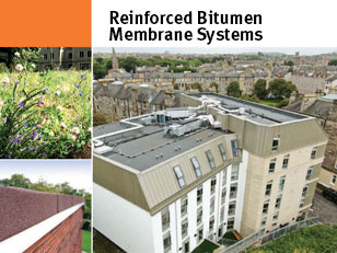 Reinforced bitumen membrane flat roof waterproofing brochure