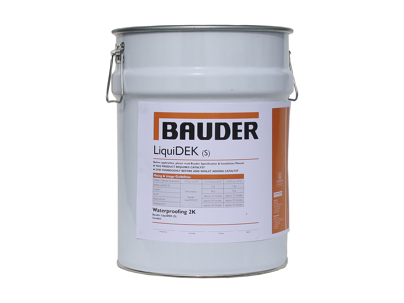 LiquiDEK waterproofing resin