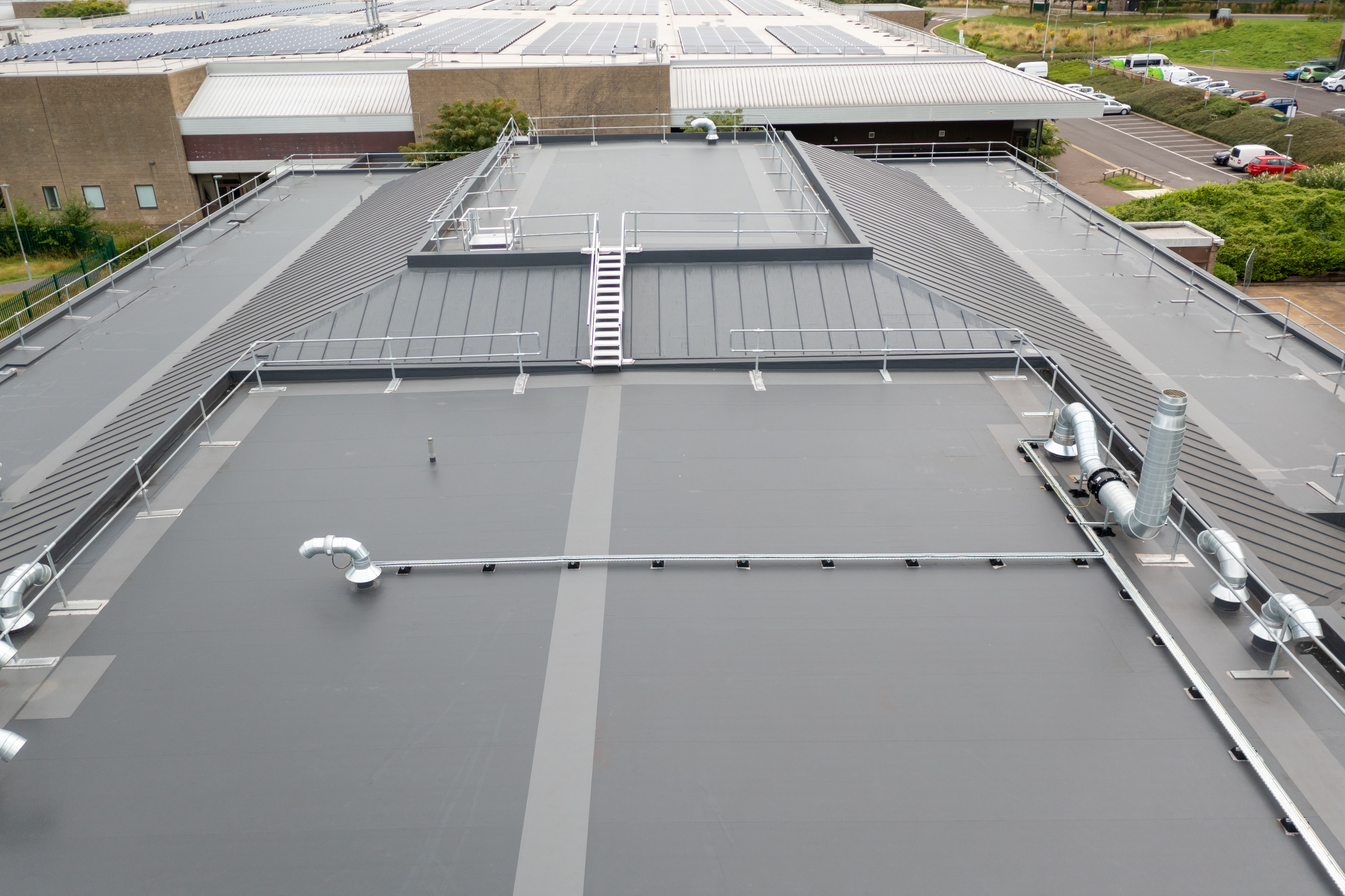 Single Ply Overlay To An Existing Metal Roof